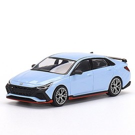 (Mini GT) Mini GT 404 Hyundai Elantra Avante N Performance Blue Diecast Mini Car / (미니지티)미니지티 404 현대 엘란트라 아반떼 N 퍼포먼스 블루 다이캐스트 미니카