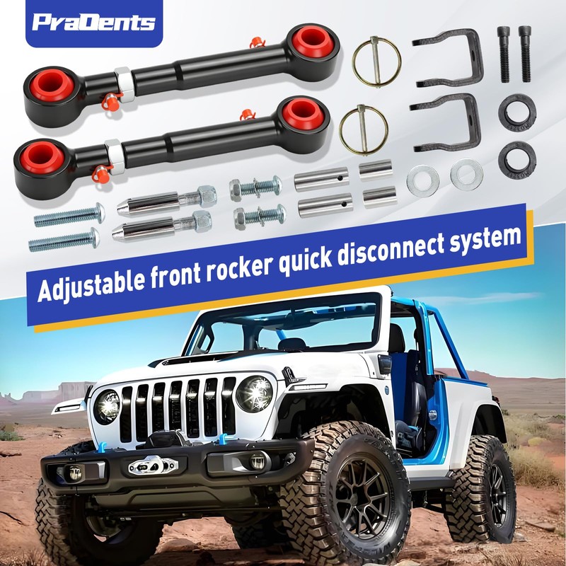 2.5" - 6" Lift Front Sway Bar Quicker Disconnect System