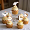 Aposwow 40PCS Silly Goose Cupcake Toppers - 8 Patterns, 5