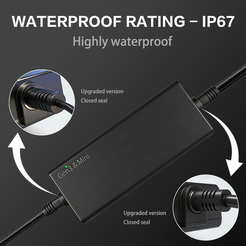 Starlink Gen 3 Charger 57V 3.42A 195W IP67 Waterproof Power