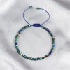 Unbranded Azurite Malachite Beaded 3mm Crystal Beads Healing Anxiety Relief