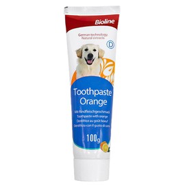 MIELIKKI Pets Dental Toothpaste, Toothpaste for Cats & Dogs, Cleans Teeth, Fights Bad Breath, Promotes Strong Teeth, 100g, Orange Flavor
