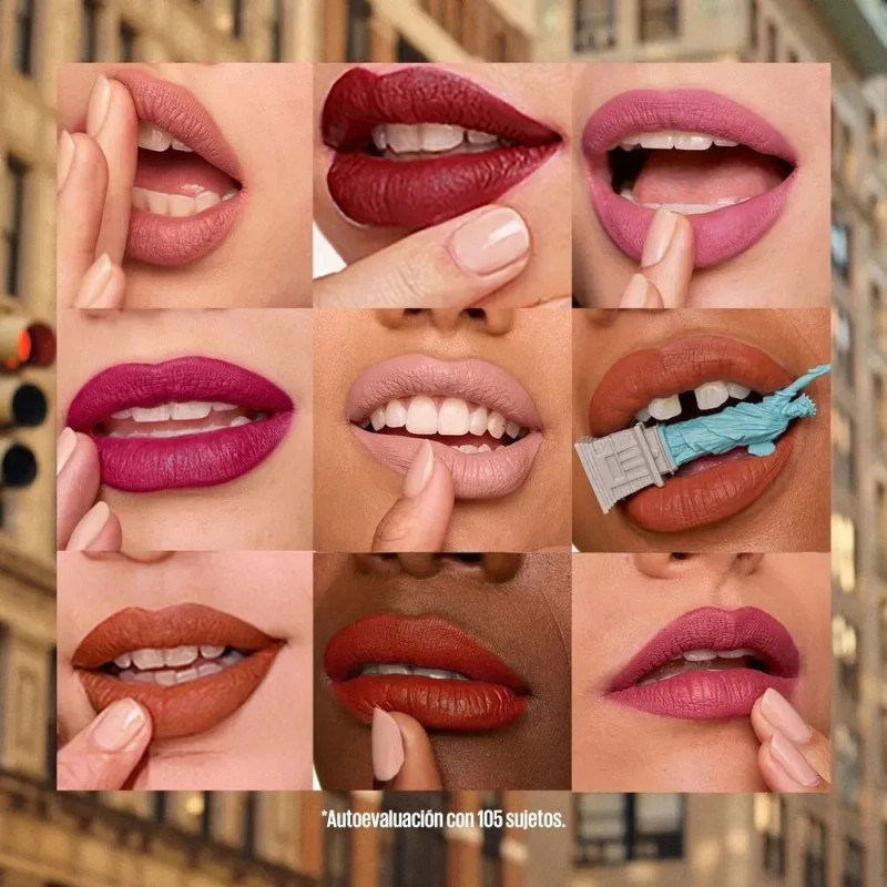 Pack x5 Labiales Liquidos Matte Maybelline De Larga Duración Superstay