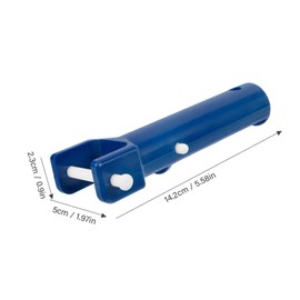 KONTONTY 2Pcs Pool Vacuum Handle Replacement with Type Grip Suction Head for Efficient Pool Floor Cleaning Quick Installation for Debris Removal Compatible with Various Brands