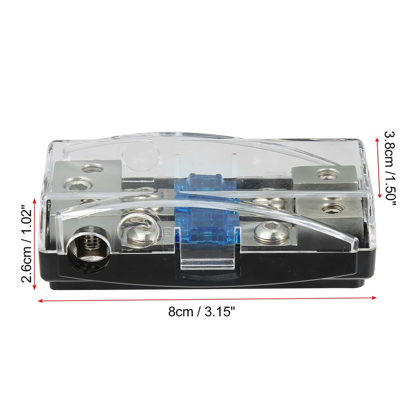 X AUTOHAUX AFS Fuse Holder Distribution Block 2 Way with