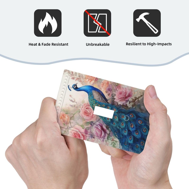 HLCoChTDecorative Art Light Switch Covers Peacock Amidst a Blush of