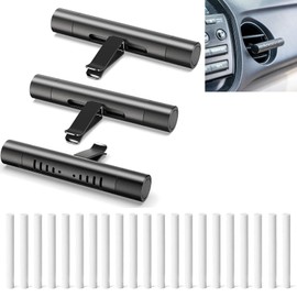3Pcs Car Air Fresheners 21 PCS Refill-Car Air Freshener, Noir Car Air Freshener for Men Drift Car Air Freshener forCar Decoration,Car Vent Air Freshener Accessories Car Freshener for Bathroom, Office