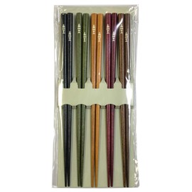 Ishida Chopsticks Made in Japan for Guests Border Fish 9.1 inches (23 cm), Natural Wood