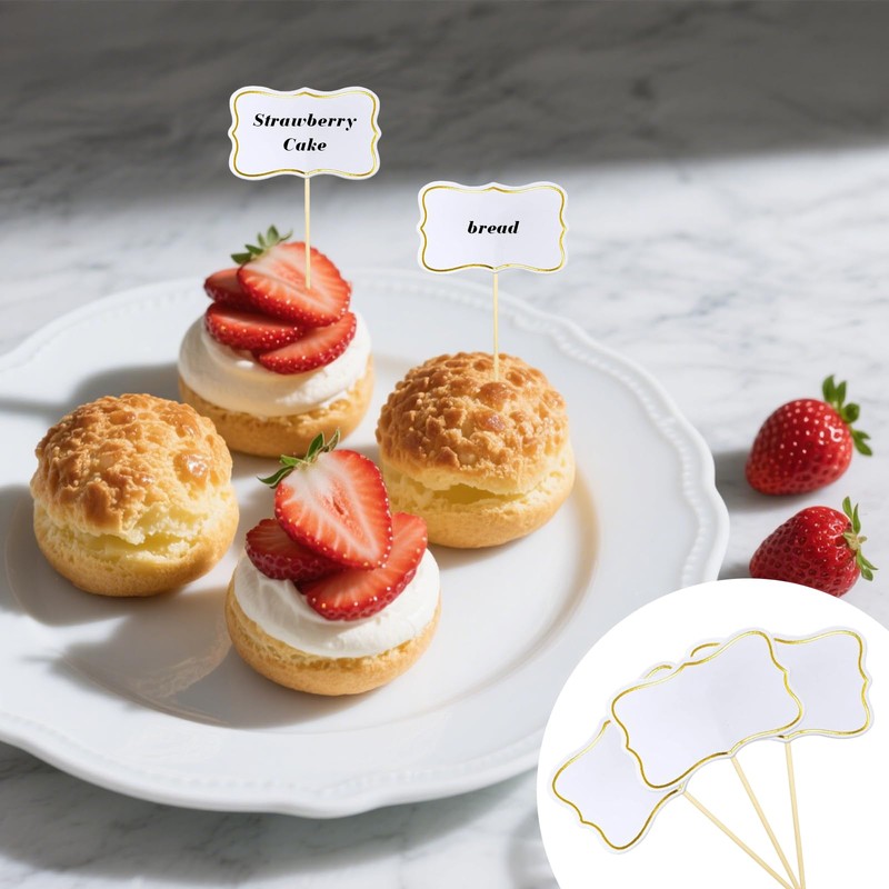 56 PCS Party Food Labels for Buffet Table Mini Chalkboard