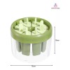 Importeek Molde Paletas Hielo Heladas Reutilizables Reposteria Cocina