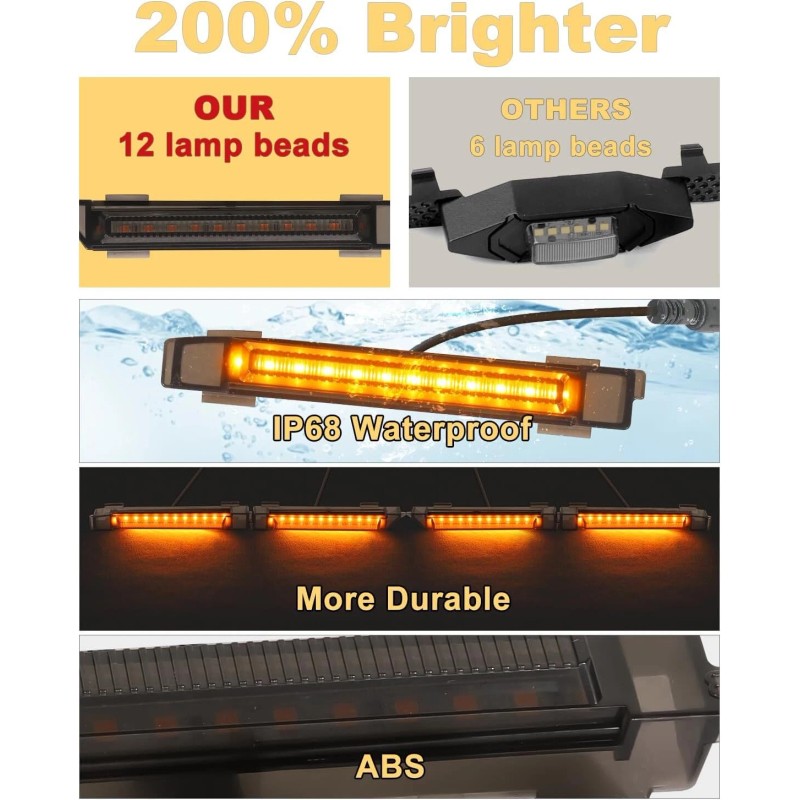 Sidi For Toyota 4Runner LED Grill Lights 2020-2023 Raptor Light