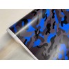 Blue Black Gray Camouflage Matte Premium Vinyl Car Wrap Decal
