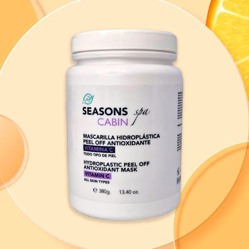 Mascarilla Hidroplastica Peel Off Vitamina C Seasons 380gr Todo Tipo