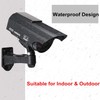 F FINDERS&CO Dummy Solar Security Camera, Bullet Fake Surveillance System