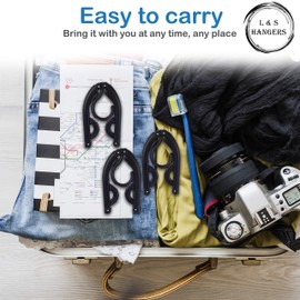 8pcs Foldable Clothes Hanger Multifunctional Hanger Portable Hanger Travel Hangers Collapsible Coat Hanger Portable Travel Hangers Baby Clothes Hangers Folding Coat Hanger Retractable Clothes Hanger