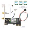 Tarjeta WiFi inalámbrica NGFF A/E-Key a PCI-E Express 1x adaptador