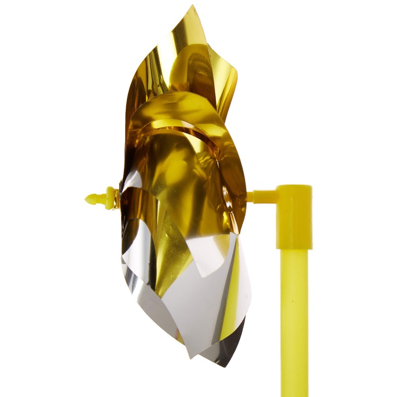Bulk Pack 50 Gold and Silver Two-Tone Pinwheels - 12"