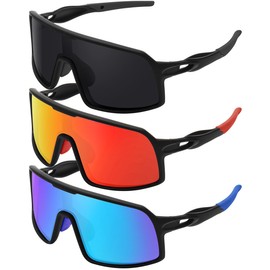 SEKKAF Polarized Sports Sunglasses for Men and Women Cycling Glasses UV Protection Goggles for Mountain Bike Running Fishing