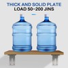 6 Pack Shelf Brackets 12cm, Stainless Steel Floating Shelf Bracket,