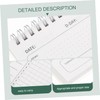 Operitacx Undated Daily Planner Notepad for Tear-Off Portable Planning Notebook