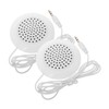 TEHAUX 2Pcs Mini Pillow Speaker for Sleeping Portable Audio Device