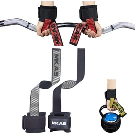 RUGNADOO Straps para Gym, MuñEqueras Gym Mujer Y Hombres, Agarre Ajustable, Maximiza Tu Agarre En Barras Y Mancuernas, para Gym Levantamiento De