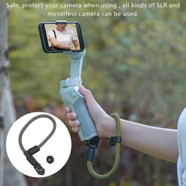 Beufee Camera Wrist Strap, Lanyard Strap Lanyard for Camera Hand Wrist Strap Lanyard Camera Strap Lanyard with 1/4in Screws(Green)