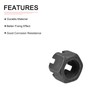 DTGN M20x1.5mm(DxP) Slotted Hex Castle Nuts - 5Pack - Good