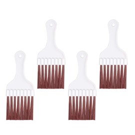 SQXBK 4PCS 175mm Air Conditioner Condenser Cleaning Brushes Coil Cleaning Brush Palm Fiber Brush Refrigerator Coil Brush Grooming Cleaning Dusting Tool for Cleaning Refrigerator Fins Evaporator