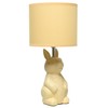 Simple Designs LT2117-YLW 16.33" Cute Wonders Whimsical Perched Bunny Rabbit