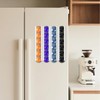 linastu 4 Pack Adhesive Coffee Pod Holder for Nespresso VertuoLine/Original