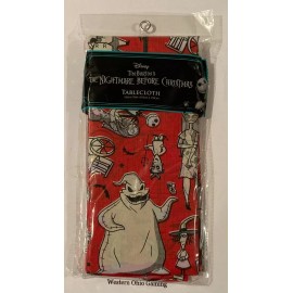 Best Brands The Nightmare Before Christmas Orange Tablecloth 52" x 70" NEW Birthday Party
