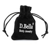 D.Bella Pregnancy Belly Button Piercing with Replacement Balls 38 mm