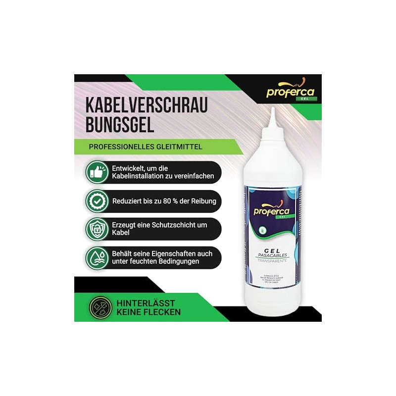 PROFERCA Gel Cable Lubricant | Cable Slider Lubricant for Probes