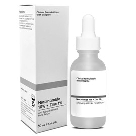Niacinamide Serum Facial Moisturizing,10% Niacinamide + 1% Zinc,Tackles Blemishes, Minimises Pore Appearance,Anti Aging& Wrinkle Face Serum For All Skin Types(30 Ml)