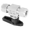 304 Stainless Steel Valve 2‑Way High Pressure Needle Flow Control