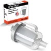 Swimables Heavy Duty Inline Pool Leaf Canister - Compatible with
