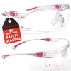 Safety Glasses – ANSI Z87 Certified, 5X Anti-Fog ClearShield™ Lenses