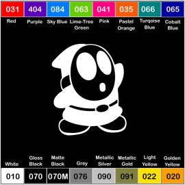Oracal SHY GUY Vinyl Decal Sticker Mario Window Car Truck Drift JDM