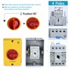32 Amp AC Disconnect Switch Box Outdoor, 110V 220V 690V