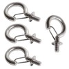 bjsdkff Stainless Steel M8/M10 Storage Hook, 4 Pieces, Heavy Duty,