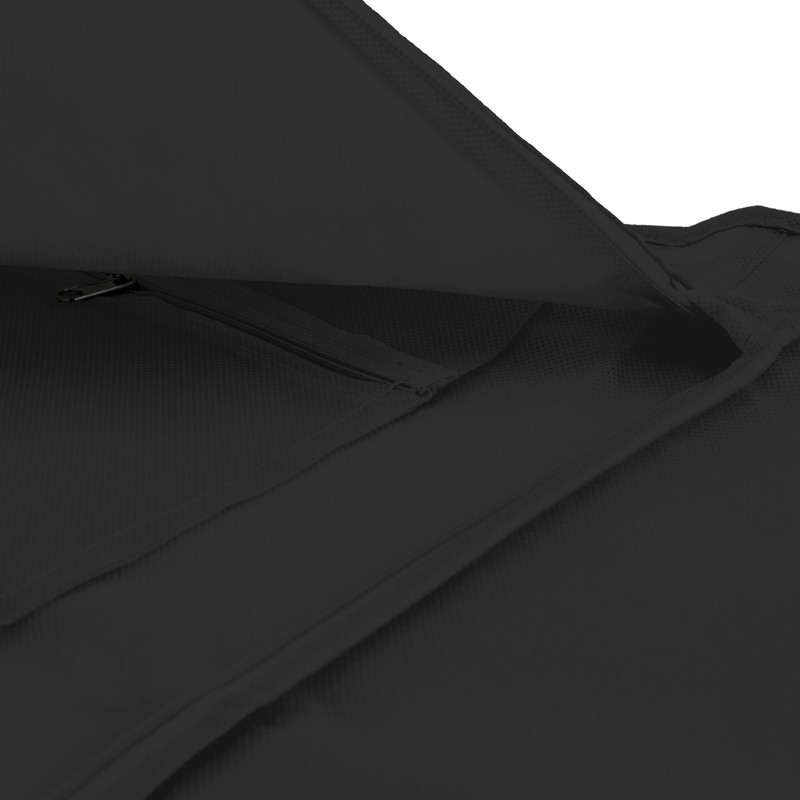 HANGERWORLD 3 Black 60 Inch Breathable Garment Dress Cover Bags