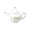 Melody Jane Miniature Dollhouse Teapot White and Green 1:12 Scale