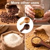 2Pcs Wood Coffee Scoops Acacia Wood Measuring Spoon
