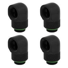 Tiardey 4 Pack G1/4" Male to Female Extender with 90 Degree Rotation