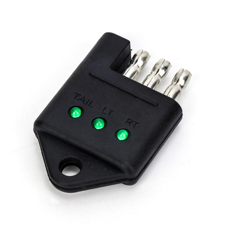 Ciieeo Pin Trailer Circuit Tester Socket Connection Tool with LED