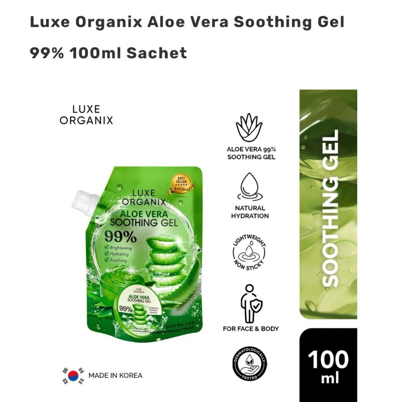 Luxe Organix Aloe Vera Soothing Gel, 100ml