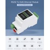 Waveshare Industrial Serial Server, RS232 to RJ45 Ethernet, TCP/IP to