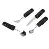 4pcs Elderly Adaptive Cutlery Set Eat Independently Easy Grip Handles