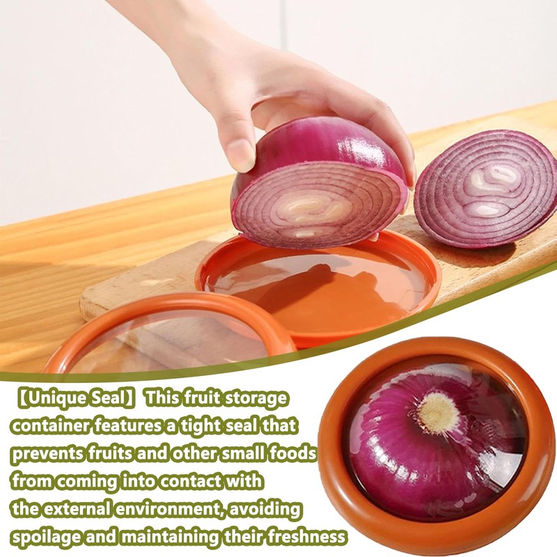BPTZYLN 4 Pcs Stretch Fresh Trays，Stretch Fresh Onion Storage Vegetable